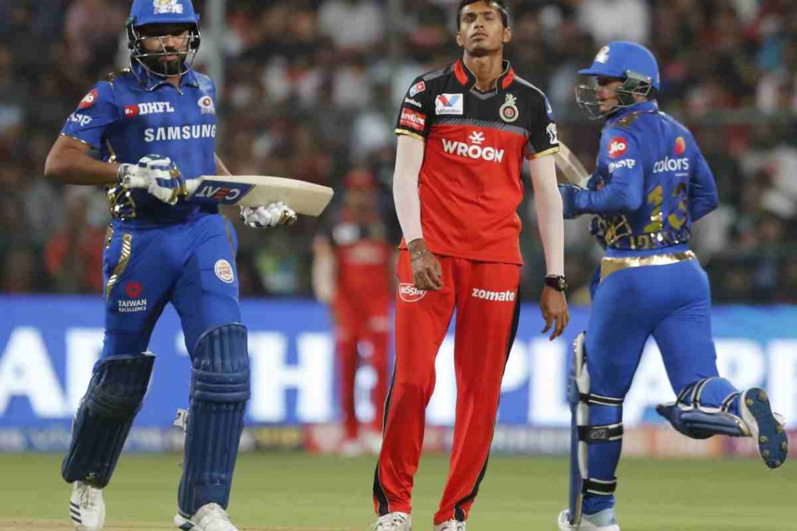 Royal Challengers Cricket Vs Mumbai Indians Cricket Match Scorecard